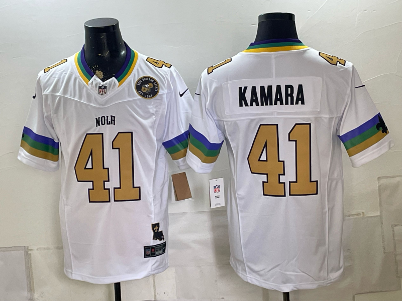 Men 2026 New Orleans Saints #41 Kamara white Limited NFL Jersey 082800521->philadelphia eagles->NFL Jersey